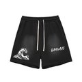 Sun-Fade Raw Edge Shorts